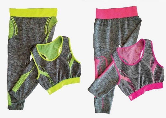 Γυναικείο Αθλητικό Σετ - Κολάν και Τοπ Yoga Wear Suit